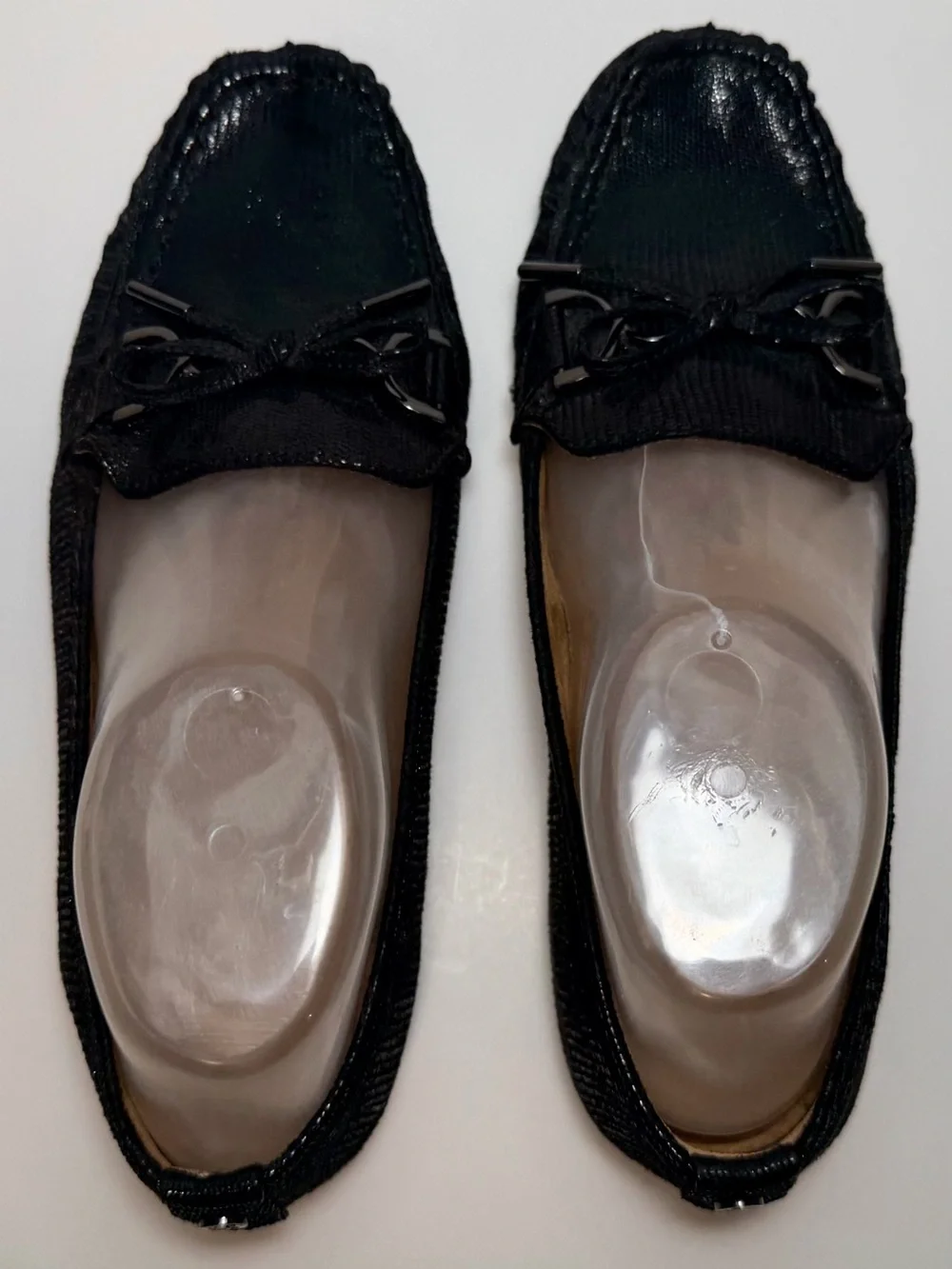 Gloria Vanderbilt GV-Lady Black Lizard Memory Foam Loafers Size 8